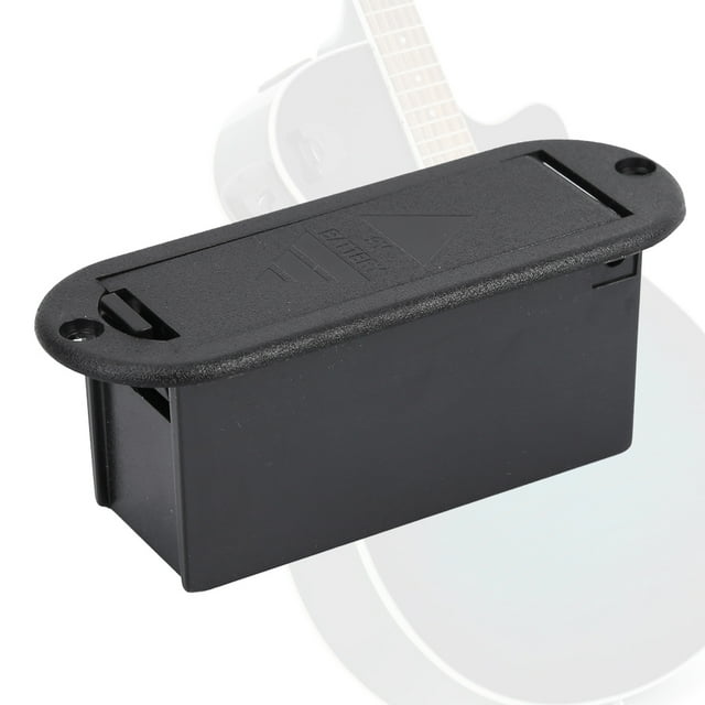 Guitar Battery Box, Firmness Easy To Install Soft Durable Guitar Battery Case For Guitar