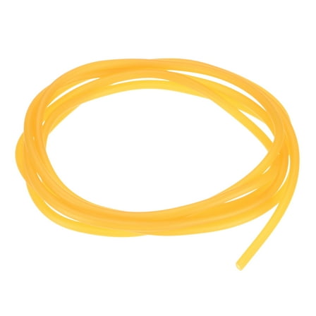 Uxcell 2 Meter Natural Latex Rubber Tubing, 1.7x4.5mm(IDxOD) Rubber Tube Hose, Yellow