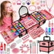 thumbnail image 1 of Kit de maquillaje Kuovei, 99 unidades, para niñas, con espejo, cintas para el pelo y uñas, 1 of 7