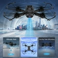 thumbnail image 3 of ALLCACA RC Drone with Cameras - Foldable Mini Drone Headless Mode RC Quadcopter with 1080P Camera Voice Control Altitude Hold RC Drone Toys Gifts for Kids Beginners - Black, 3 of 9