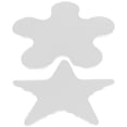 thumbnail image 3 of MasteelfCA 2pcs Quilting Tools Quilting Template Acrylic Quilting Template Sewing Crafts Template, 3 of 8