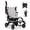 Gray, variant on 46lbs Foldable Lightweight Electric Wheelchairs Upgrade Carbon Fiber Motorized Wheelchair Power Chair Mobility Scooter for Adult Senior,330lbs,Black