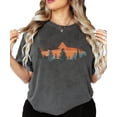 thumbnail image 3 of Trout Fishing Shirt for Men and Women Fish Sunset Tree Line Unisex Graphic T-Shirt Pepper Shirt Adult 2X-Large, 3 of 4