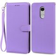 thumbnail image 1 of For Xiaomi Redmi Note 4 Case Note 4X Leather Flip Case For Xiaomi Redmi Note 4 Global Wallet for Xiaomi Redmi Note 4X Phone Case Light Purple -Strap For Redmi Note 4, 1 of 6