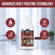Stainless Steel Rust Remover & Stain Cleaner - NSF Approved Food Use Areas - 4oz
