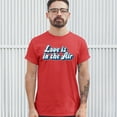 thumbnail image 3 of Tee Hunt Love is in The Air T-Shirt Happy Valentine's Day Romance Good Vibes Men's Tee, Red, XX-Large, 3 of 5