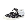 thumbnail image 2 of Willtoo Women's Loafers Lace Up Halloween Cute Print Sneakers Plush Lining Keep Warm Lightweight Sports Shoes Cozy Non Slip Winter Shoes, 2 of 5