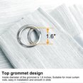 thumbnail image 4 of PiccoCasa 2 Panels Kitchen Linen Look Blackout Curtains Light Gray 29"x24", 4 of 7