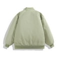 thumbnail image 4 of Maoxin Mens Tops Men's Casual Loose Fitting Workwear Long Sleeved Hooded Jacket Green XL, 4 of 6