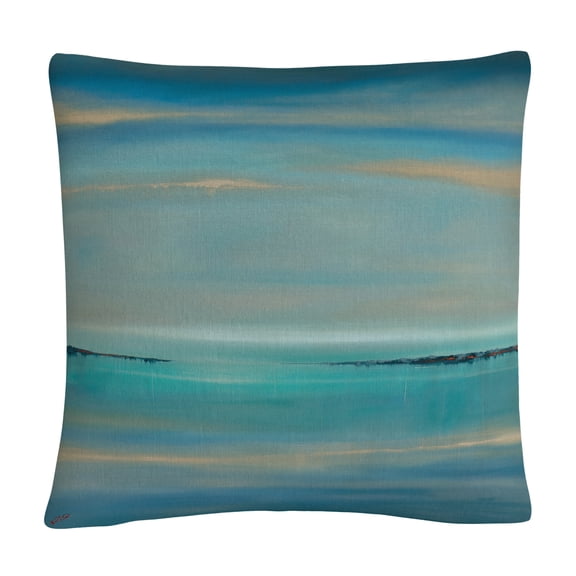 The Line Of Time' Abstract Bold Industrial By Masters Fine Art 16 X 16 Decorative Throw Pillow