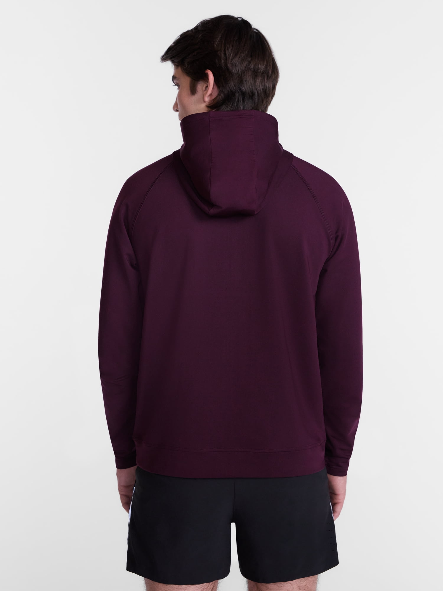 Avia Men's and Big Men's Hooded Half Zip Pullover, Sizes XS-4XLT