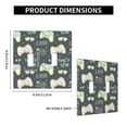 thumbnail image 3 of PAYOHTO Toggle Light Switch Wall Plate Cute Joystick Doodles Text Double Switch Cover Standard Size 2-Gang 4.50" x 4.5" Unbreakable Polycarbonate Thermoplastic, 3 of 6