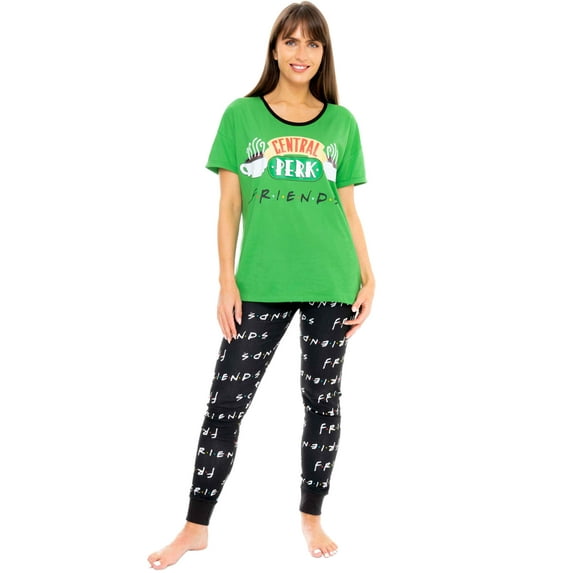 FRIENDS Womens Pajamas Short Sleeve Central Perk, Sizes S-XXL