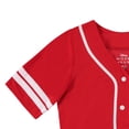 thumbnail image 3 of Camiseta Disney de béisbol para mujer con diseño de Mickey y Minnie Mouse, 3 of 6