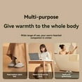 thumbnail image 3 of Mini Plug in Heater,Portable Wall Space Heater,Small Wall Heating with Adjustable Thermostat, Wall Plug In Heater with LED Display for Home Office Bathroom Camping Indoor Use(Black1), 3 of 4