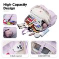 thumbnail image 3 of HuaAngel Water Resistant Backpack with Mulitiple Pockets for School Travel Outdoor College, Lightweight Daypack for Teens with Laptop Compartment, 3 of 7