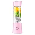 thumbnail image 1 of Batidora de jugo portátil, batido, exprimidor de frutas y verduras, batidora, 480 ml, sin BPA, mini batidora USB, 100 W, regalo de Navidad para la familia XianweiShao 9024719145952, 1 of 4