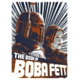 thumbnail image 2 of Men's Star Wars: The Book of Boba Fett Fennec and Boba Poster  Sweatshirt White Large, 2 of 4