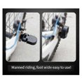 thumbnail image 2 of Mini Bicycle Rear Pedals Aluminium Alloy Folding Foot Rest Bike Non-slip Foot Pedal Quick Release Pedals, 2 of 5