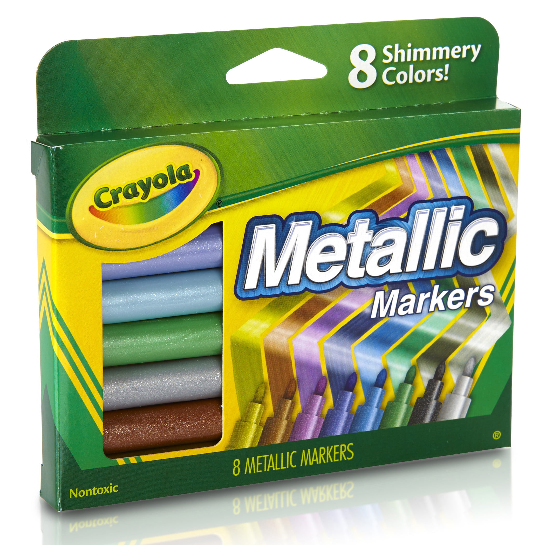 Pack of 2 Crayola Metallic Markers 8 ea 
