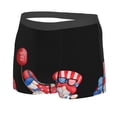 thumbnail image 5 of Goofa Happy Independence Day Gnome Printed Men's Boxer Briefs Underwear, Moisture-Wicking Underwear, Trunk,Soft and Breathable Cotton Underwear-, 5 of 9