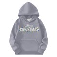 thumbnail image 3 of Sudadera con capucha para niñas y niños, sudadera de manga larga con cuello redondo y estampado de moda, jersey con bolsillo, sudadera de poliéster para niñas, 3 of 8