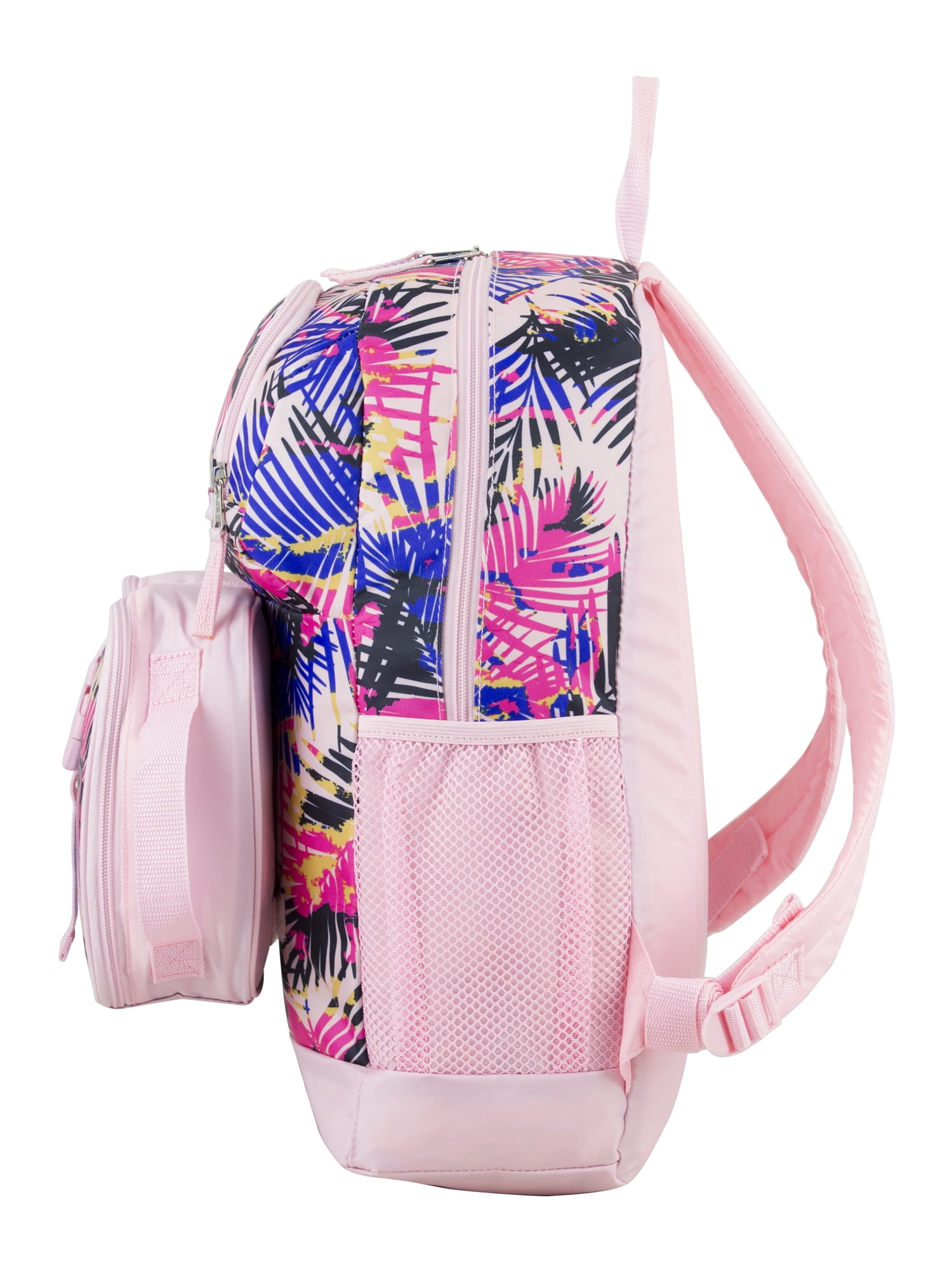 Fuel Unisex 4-Piece Combo Backpack with Lunch Box, Storage Case and Shoe Pouch, Palm Print