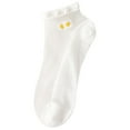 thumbnail image 4 of 10PCS No Show Socks for Women Low Cut Casual Cute Little Flower Mesh Splice Beaded Breathable Short Socks Ankle Socks Multicolor One Size, 4 of 7