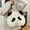 White2, variant on Cute Lint Panda Handbag, Small Shoulder Bag for Girls, Versatile Leisure Style for All Ages