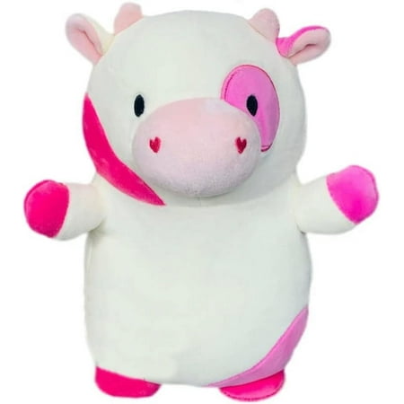 Squishmallows Hug Mees Collectible Squishy Soft Plush Animal Pets Caedyn Cow 10 Inch