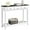 White ＆ Brown, variant on Gloaa Console Table with 3 Drawers, Wood Entryway Table with Storage Shelf, Sofa Tables Narrow Long for Living Room, Entryway, Hallway, Foyer-Black