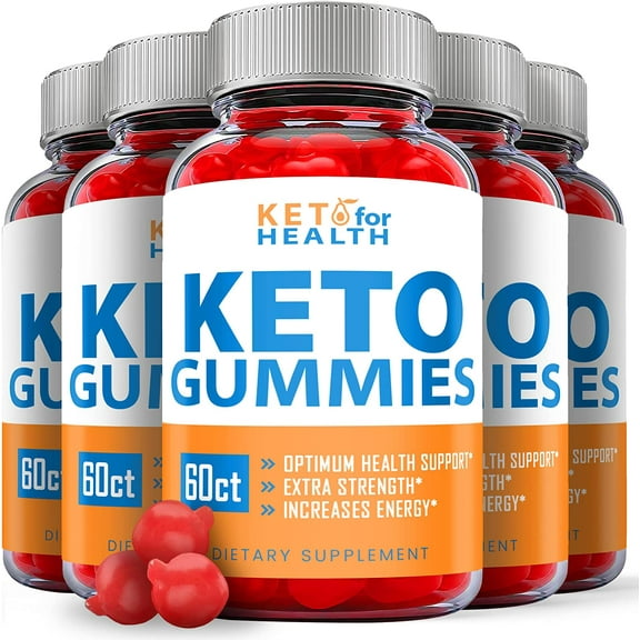 (5 Pack) Keto for Health Keto ACV Gummies - Supplement for Weight Loss - Energy & Focus Boosting Dietary Supplements for Weight Management & Metabolism - Fat Burn - 300 Gummies