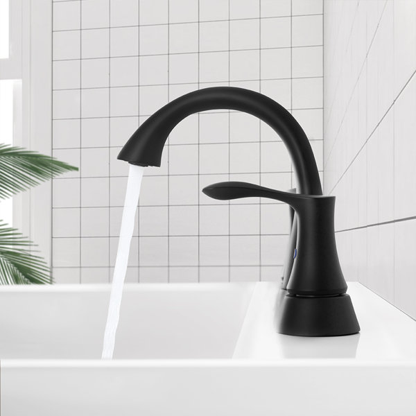 PARLOS Centerset 2-Handle Bathroom Faucet with Drain Assembly