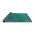 thumbnail image 2 of Ahgly Company Indoor Square Oriental Turquoise Blue Industrial Area Rugs, 6' Square, 2 of 4