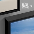 thumbnail image 4 of wall26 - 3 Panel Framed Canvas Wall Art - Majestic Natural Landscape Triptych Canvas Series - Panoramic View of Mountains - Giclee Print Gallery Wrap Modern Home Art Ready to Hang - 16"x24"x3 White, 4 of 5