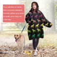 thumbnail image 4 of Rainbow Puppy Wearable Oversized Blanket,Wearable Blanket Hoodie for Adults,Cozy Hooded Blankets with Super Pockets,Super Warm Fuzzy Pullover for Women & Men, 4 of 6