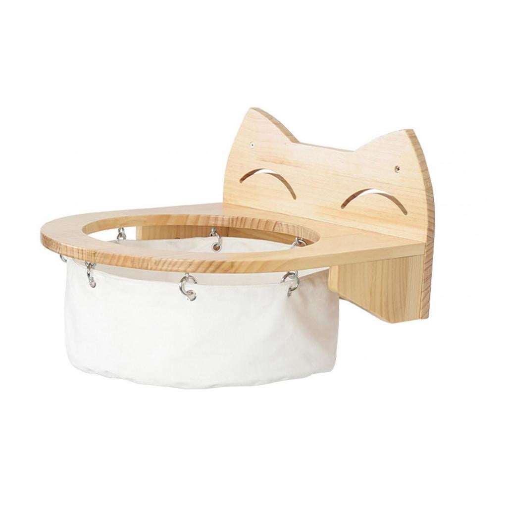 Bvdfgk 3 Pieces Cat Climbing Shelf Playing Climber Cat Perch Hammock Sturdy Cat Hanging