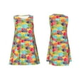 thumbnail image 7 of Pofeuu Colorful Fish 2 Print Women's Sleeveless Dress, Loose Fit Summer Dress, Casual Tank Dress for Women, 7 of 7