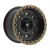 18x9 Fittipaldi Offroad FT100BZ Satin Black With Bronze Ring Wheel 5x150 (18mm)