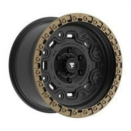 Fittipaldi Offroad FT100BZ 20" Wheel 6x135 20x9, Satin Black with Bronze Ring