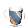 thumbnail image 2 of Disketp Sunshine Winged Rabbit Large Coffee Mug with Handle Tea Cup Novelty Coffee Cup for Men Women Office Work, 2 of 6