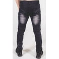 thumbnail image 4 of Skylinewears Mens Ripped Jeans Skinny Destroyed Biker Slim Fit Straight Fashion Stretch Biker Zipper Jeans, 4 of 7