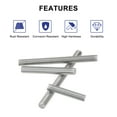 thumbnail image 3 of Uxcell M10 x 180mm 1.5mm Pitch 304 Stainless Steel Fully Threaded Rod Bar Stud, 3 of 6