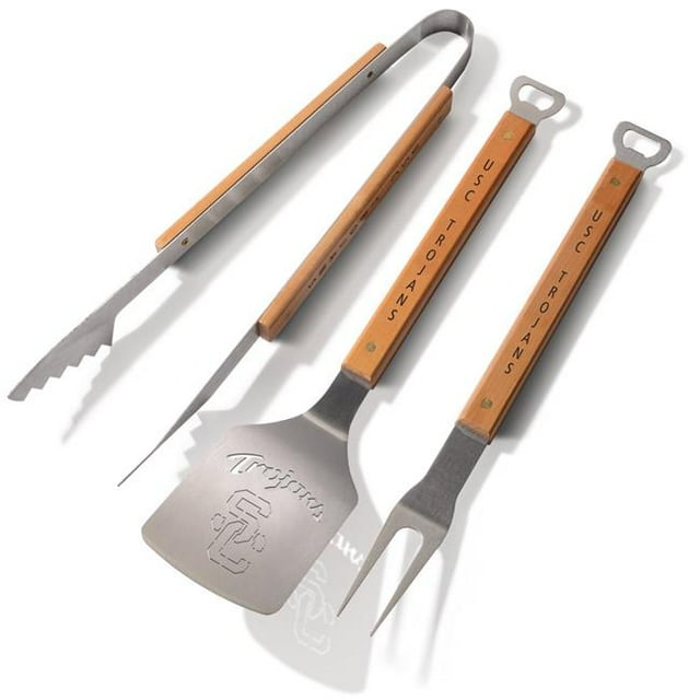 YouTheFan 7017365 USC Cheval de Troie Classique Série 3 Pièce BBQ Set