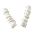 thumbnail image 3 of menolana Arm Warmers Fashion Arm Sleeves Wrist Warmer Cute Cold Weather Fingerless Gloves white, 3 of 8