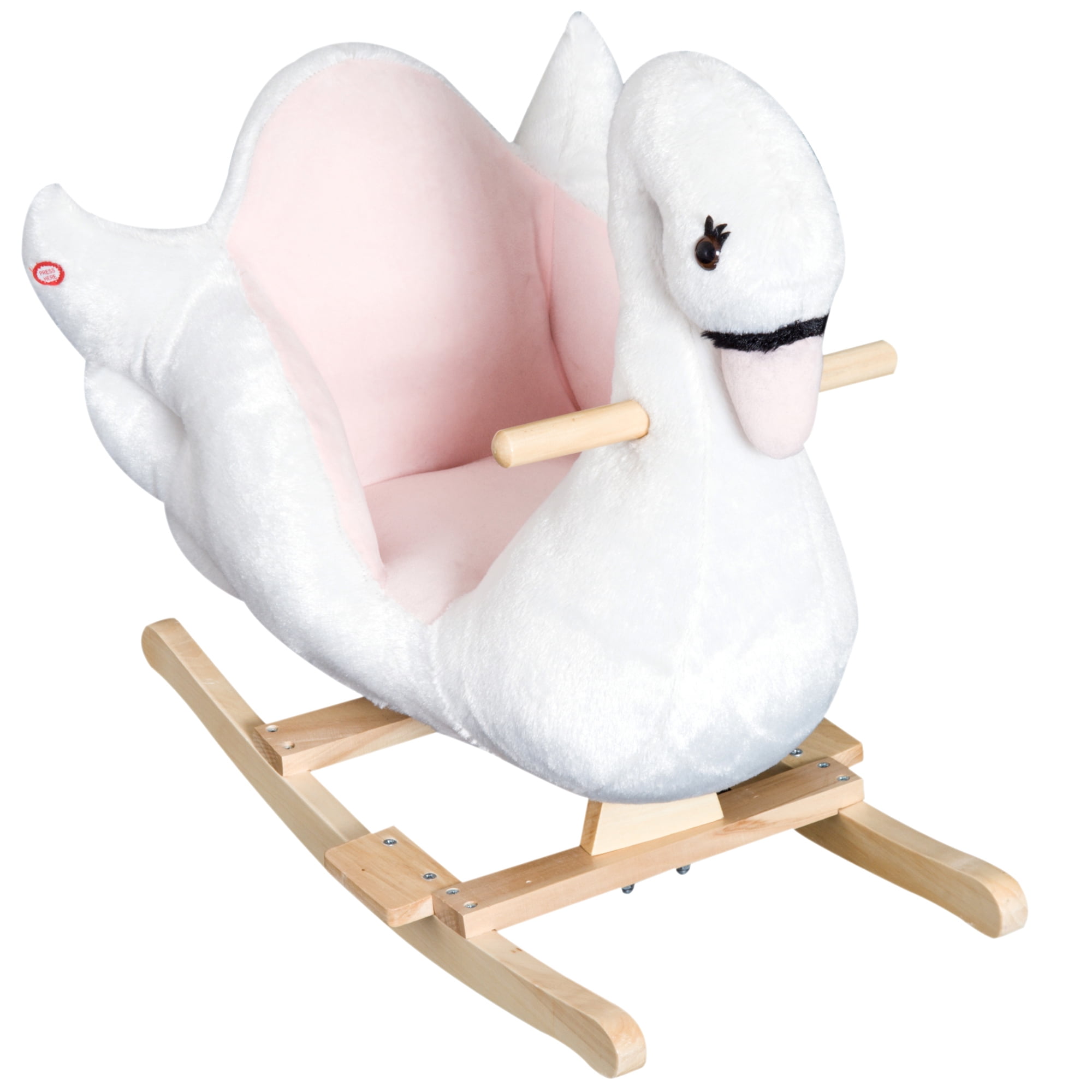 swan rocking horse
