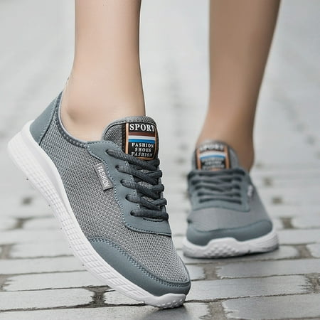 

Couple Large Size Mesh Running Shoes Wild Casual Shoes Breathable Sneakers