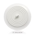 thumbnail image 1 of WASHWEPE tub plug kitchen sink plugs for drain round white 1Set for kitchen bathroom, 1 of 7