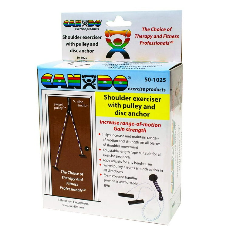 CanDo Overdoor Shoulder Pulley - Single Pulley with Door Disc - Visualizer Color System CanDo Overdoor Shoulder Pulley - Single Pulley with Door Disc - Visualizer Color System