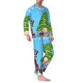thumbnail image 2 of Fotbe Merry Christmas Gnome Pattern Long Sleeve Pajama Set for Men,Sleepwear Set,2-piece Loungewear Set,Soft PJs Comfy Nightwear with Pockets-Small, 2 of 7